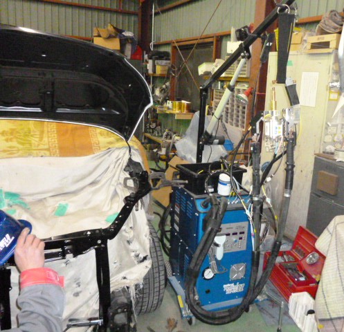 最新型スポット溶接機